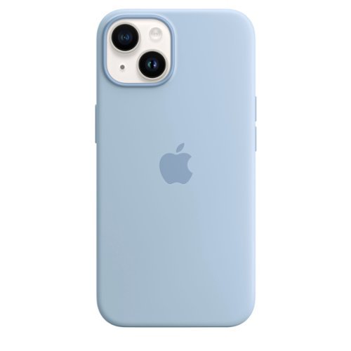 

Apple - iPhone 14 Silicone Case with MagSafe - Sky