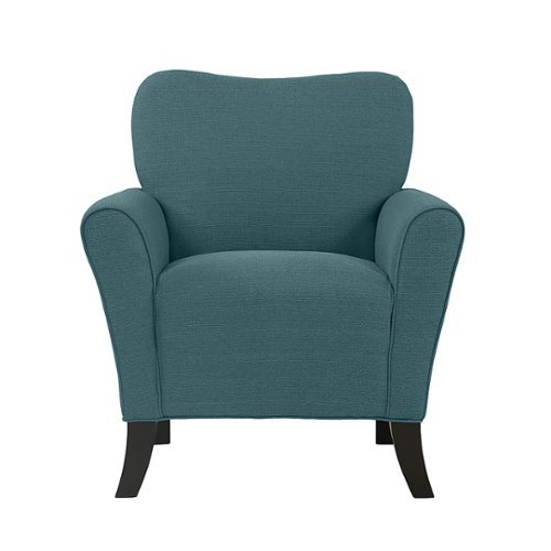 

Handy Living - Sean Transitional Linen Armchair - Blue