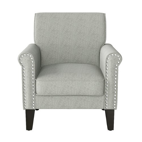 

Handy Living - Janet Traditional Chenille Armchair - Beige
