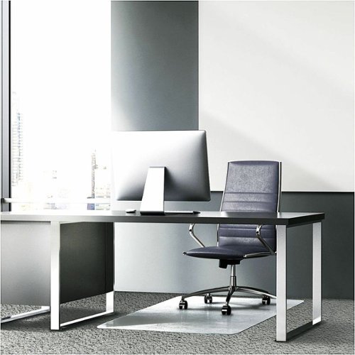 

Floortex - Glaciermat Heavy Duty Glass Chair Mat for Hard Floors & Carpets - 36" x 48" - Crystal Clear