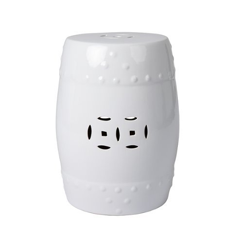

Patio Sense - Double Medallion Ceramic Garden Stool