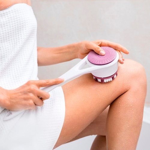 Beurer Electronic Body Brush - White and Fuschia HOW TO BUY