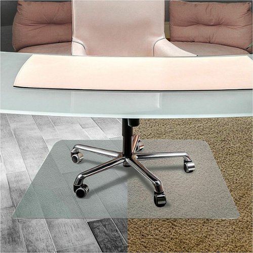 

Floortex - Cleartex Unomat Anti-Slip Rectangular Chair Mat Hard Floors and Carpet Tiles - 35 x 47" - Clear