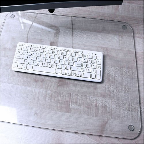 Floortex - Desktex Glass Desk Pad - 20" x 36" - Clear