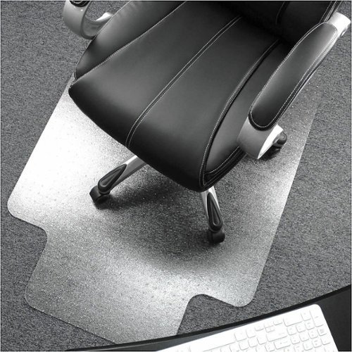 

Floortex - Ultimat Polycarbonate Lipped Chair Mat for Carpets over 1/2" - 48 x 53" - Clear