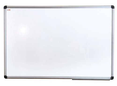 

Floortex - Viztex Porcelain Magnetic Dry Erase Board with an Aluminum Frame - 18" x 24" - White