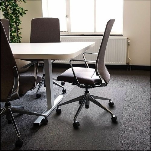 

Floortex - Advantagemat Vinyl Rectangular Chair Mat for Carpets up to 1/4" - 48" x 118" - Clear