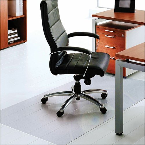 

Floortex - Ultimat XXL Polycarbonate Rectangular Chair Mat for Hard Floors - 48" x 118" - Clear