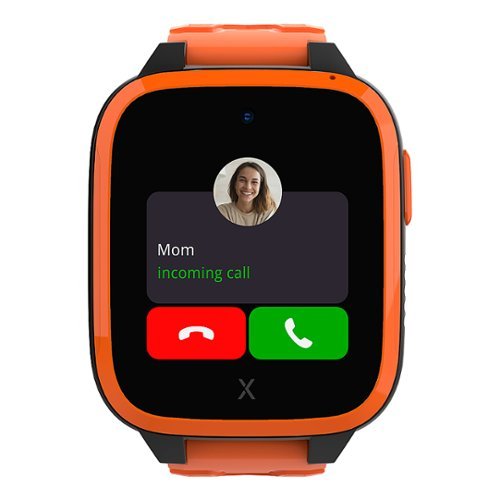 XGO3 42mm Kids Smartwatch Cell Phone with GPS - Includes Xplora Connect SIM Card - Orange