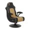 X Rocker - Kaynorth Button-Tufted French Country Office Chair - Gold-Front_Standard