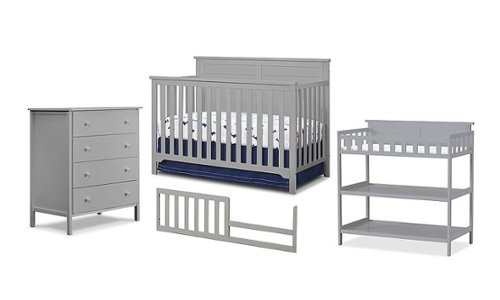 Sorelle - Babies Bedroom Furniture Bundle - Gray