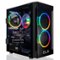CLX - SET Gaming Desktop - AMD Ryzen 7 5700X - 16GB Memory - Radeon RX 6600 - 500GB M.2 NVMe SSD + 2TB HDD - Black-Front_Standard