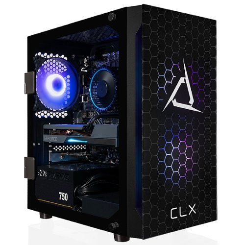 

CLX - SET Gaming Desktop - Intel Core i7 12700F - 16GB Memory - NVIDIA GeForce RTX 3060 Ti - 500GB M.2 NVMe SSD + 2TB HDD - Black