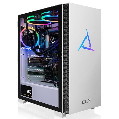 

CLX - SET Gaming Desktop - Intel Core i9 12900KF - 32GB Memory - NVIDIA GeForce RTX 3090 - 500GB M.2 NVMe SSD + 4TB HDD - White