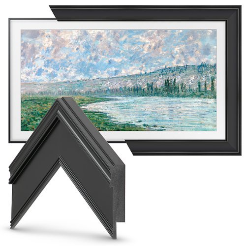 Frame My TV.com - Deco Premiere Bezel for Samsung the Frame TV - 55" - Black