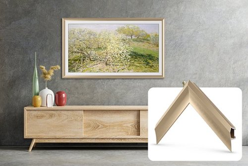 

Deco TV Frames - Alloy Prismatic Bezel for Samsung The Frame TV - 50" - Pale Gold