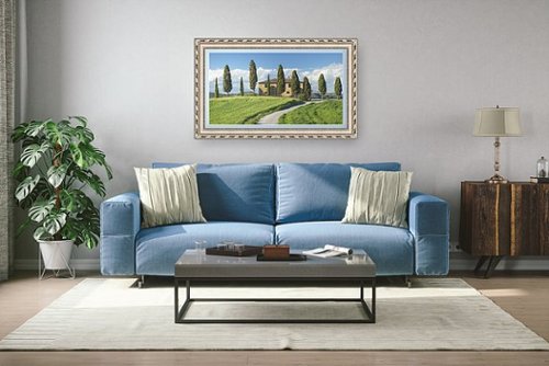 

Frame My TV.com - Deco Premiere Bezel for Samsung the Frame TV - 65" - Ornate Silver