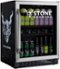 NewAir - Stone Brewing 54-Bottle or 162-Can Wine and Beverage Cooler with Reversible Shelves - Black-Front_Standard