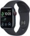 Apple Watch SE 2nd Generation (GPS + Cellular) 40mm Aluminum Case with Midnight Sport Band - S/M - Midnight - (2022)-Front_Standard