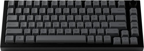

Glorious - GPBT Dye Sublimated Keycaps 114 Keycap Set for 100% 85% 80% TKL 60% Compact 75% Mechanical Keyboards - Black Ash