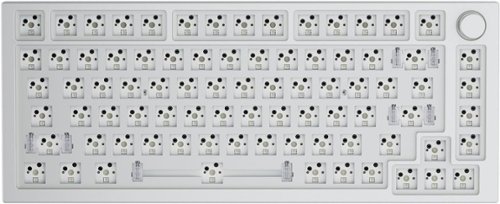 Glorious - GMMK Pro Barebone High Profile Gasket Mounted RGB 75% Wired Mechanical Keyboard - White
