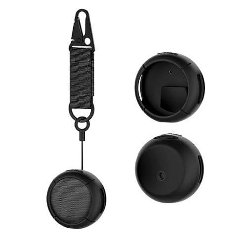 Speaqua - Cruiser H2.0 Portable Adventure Speaker Kit - Manta Ray Black