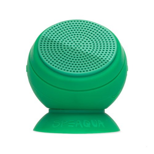

Speaqua - Barnacle Pro Portable Waterproof Bluetooth Speaker with Built in Storage (2,000 songs) - Galapagos Green