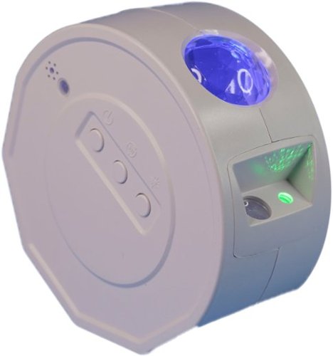 Sunpak Multi-Angle Galaxy Projector with Bluetooth and Built-in Speaker - Light Gray WORLDWIDE DELIVERY