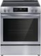 Frigidaire - 5.3 Cu. Ft. Freestanding Electric Range with Convection Bake - Stainless Steel-Front_Standard