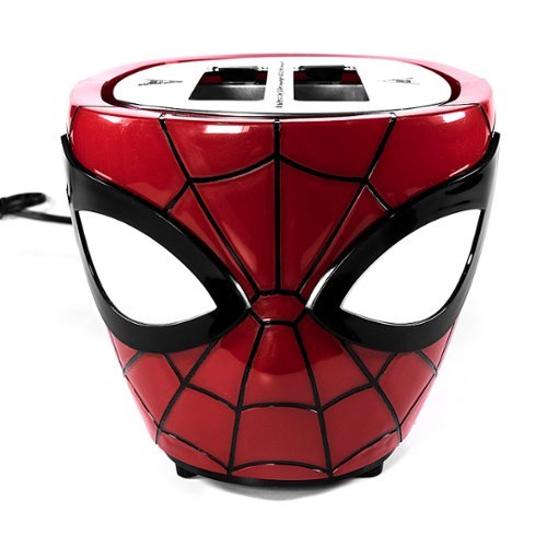Uncanny Brands Marvel Spider-Man Halo Toaster – Toasts Spidey’s Mask On Your Bread - Red