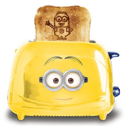 Uncanny Brands Minions Dave 2-Slice Toaster- Toast Iconic Minion on Your Toast - Yelow