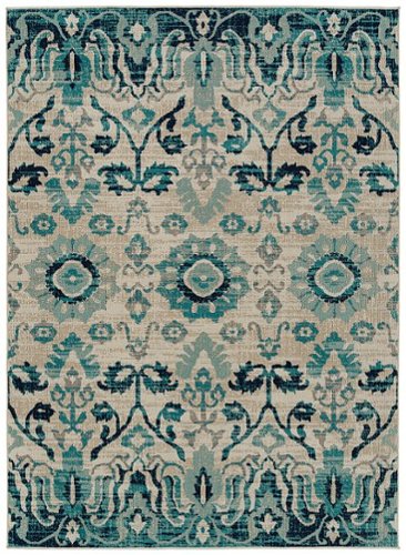 

Kaleen - Zuma Beach Collection 5'3" x 7'3" Area Rug - Blue