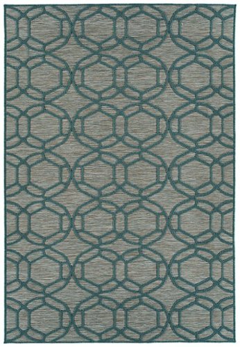 

Kaleen - Cove Collection 5'3" x 7'6" Area Rug - Teal