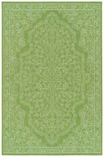 

Kaleen - Sunice Collection 5' x 7'6" Area Rug - Lime Green