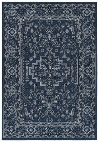 

Kaleen - Sunice Collection 5' x 7'6" Area Rug - Navy