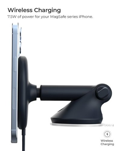 iOttie Velox MagSafe Compatible Magnetic Wireless Charging Dash & Windshield Mount - Dark Blue BUY IN SINGAPORE
