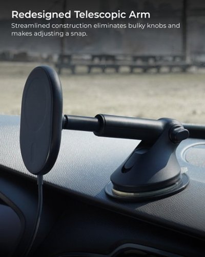 iOttie Velox MagSafe Compatible Magnetic Wireless Charging Dash & Windshield Mount - Dark Blue BUY IN UAE