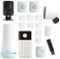 SimpliSafe - Home Security System with Indoor and Outdoor Cameras - 17 Piece System - White-Front_Standard
