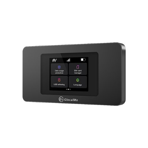 Glocalme - U3X DuoTurbo 4G Wi-Fi Hotspot - Black-Front_Standard 