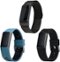 WITHit - Fitbit Charge 5 & 6 3-pack (black mesh, bluestone sport and black woven) - Woven Black/Bluestone/Black-Angle_Standard