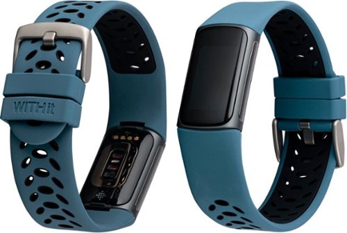 WITHit Fitbit Charge 5 & 6 3-pack (black mesh, bluestone sport and black woven) - Woven Black/Bluestone/Black WORLDWIDE DELIVERY