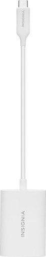 Insignia™ USB-C-to-VGA Adapter - White WORLDWIDE DELIVERY