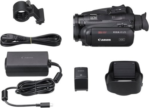 CANON VIXIA HF G70 4K - BLACK WORLDWIDE DELIVERY
