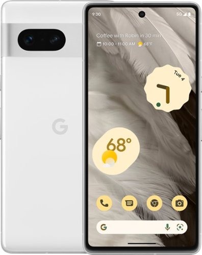 Google - Pixel 7 128GB - Snow (Sprint)-Front_Standard 