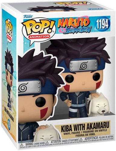 Funko - POP! Animation: Naruto Shippuden - Kiba with Akamaru - Multi-Front_Standard 
