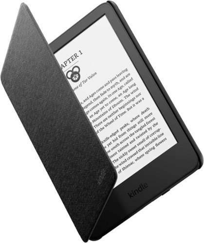 Amazon - Kindle Fabric E-Reader Case (11th Gen, 2022 release—will not fit Kindle Paperwhite or Kindle Oasis) - Black
