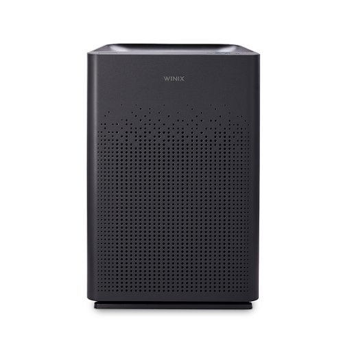 WINIX - AM80 4-Stage True HEPA with Washable Carbon Air Purifier - Black