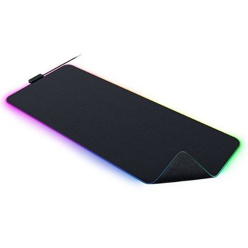 Razer Strider Hybrid Gaming Mouse Pad With Chroma RGB Lighting (XL) - Black GLOBAL SHIPPING