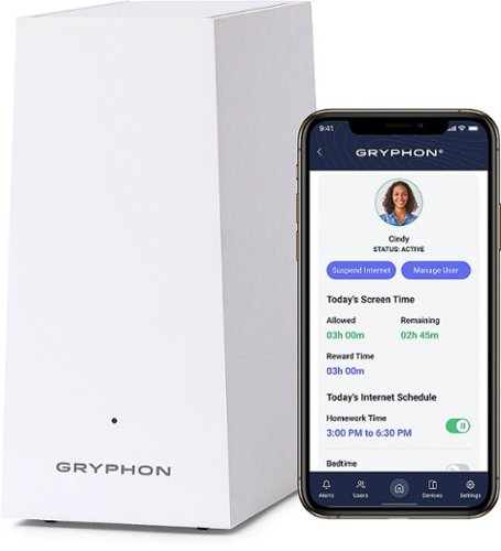 Gryphon AX Tri-Band Mesh Wi-Fi Router - White WORLDWIDE DELIVERY