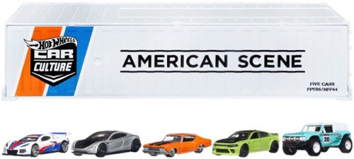Hot Wheels - Premium Car Culture American Scene Vehicles with 5-Pack Container